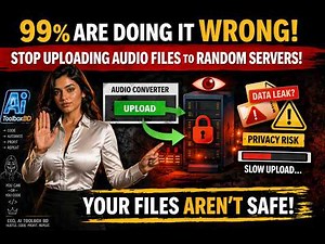 Best FREE Audio Converter in 2026 (No Paywall, Batch Convert!)