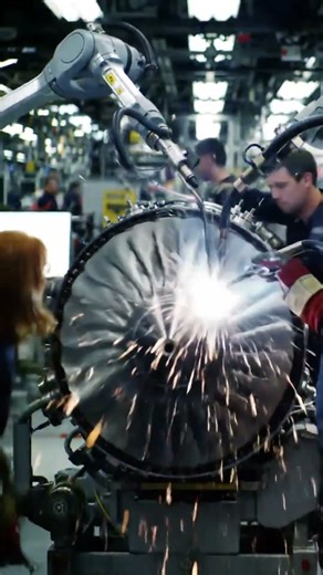 How Jet Engines Are Built Inside the Factory 🔥✈️