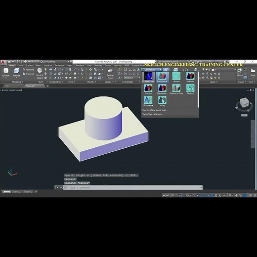 AutoCAD Section Plane #youtubeshorts#autocad #3ddesign #3dmodel #shorts