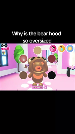 Exploring the Oversized Bear Hood in Roblox Adopt Me