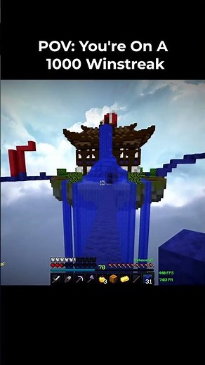 Bedwars 1000 Winstreak Moment