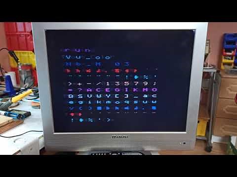 Arduino TVOut Color NTSC Test