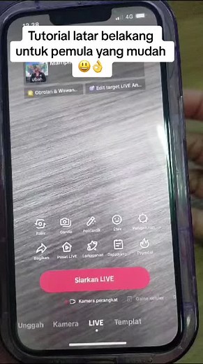 Tutorial Mudah Membuat Latar Belakang Live TikTok untuk Pemula