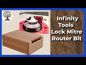 Infinity Tools Lock Mitre Bit - Making a Lock Mitre Coffee Pod Stand with pull out Drawer
