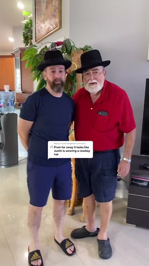 Reply to @caleb.hoagland Morty is sharing the Jewish German tradition to wear the hat for formal occasions #homburg #jewishtiktok #jewishtradition