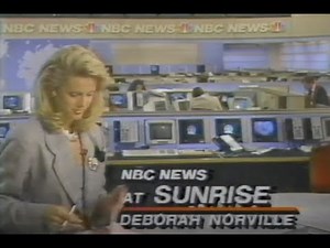 1989 June 12 NBC News at Sunrise with Deborah Norville