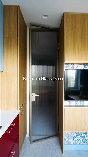 Bespoke glass doors, interior design ideas. #doors #interiordesign #designideas