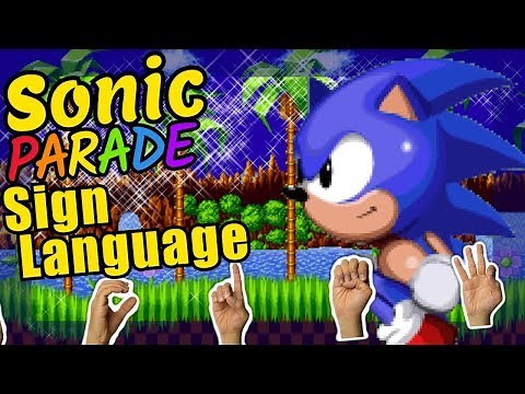 Sonic the Hedgehog Teaching American Sign Language ASL Educational Video for Kids