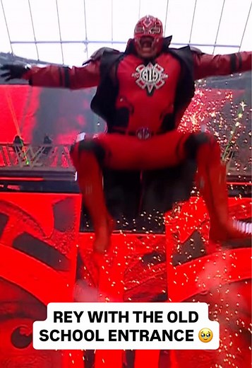 Rey Mysterio's Old School WrestleMania Entrance on Netflix