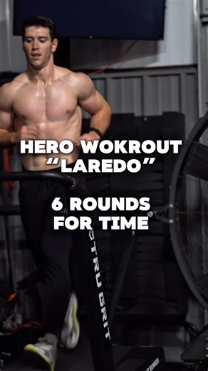 Zach Carroll-Ramirez | Crossfit WODs for Everyone on Instagram: "All Bodyweight. All Gas. No Brakes. Hero WOD “Laredo” - 6 Rounds for Time: 24 Squats 24 Push Ups 24 Walking Lunges 400 Meter Row Cap - 35:00 Goal - Sub 28:00 🔗 in Bio to Join the Training Program 💪🏻 Save and Share Post score in Comments #crossfit #workoutoftheday #functionalfitness #workout #ﬁtness #wod #gymworkout #crossfitworkout #athomeworkout #heroworkout #running #pushups #squats #lunges"