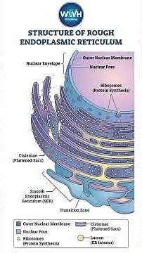 Rough Endoplasmic Reticulum Explained 🤯 | Cell Biology NEET