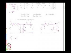 Mod-01 Lec-38 Reactances of Salient Pole Synchronous Machines - I
