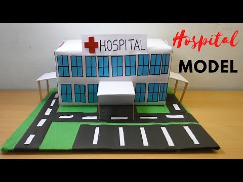 How to make hospital model | model of hospital | school project ideas | science exhibition model