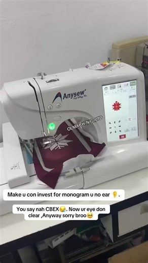 Anysew Table Top Monogram Machine for Sale in Lagos
