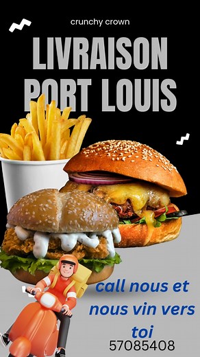 call on 57085408 ✅️💯 #fyp #portlouismauritius🇲🇺 #delivery #juicyburger