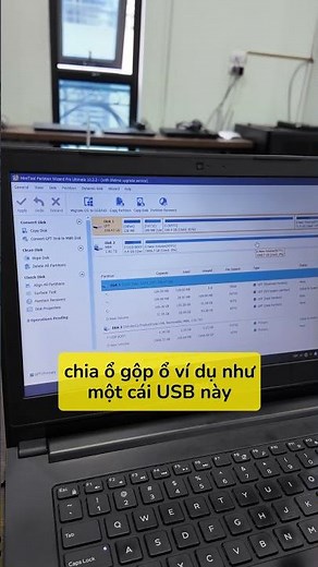 Hướng dẫn chia ổ cứng trong USB Boot #HOCVIENiT #hocnghe #daynghe #hocsualaptop #ocung #usbboot