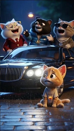 The Poor Kitten Who Became a Legend | Emotional Cat Story”