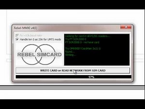 Rebel Micro Sim firmware programming software demo video
