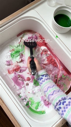 Maybe we fear the mess more than we value the play. Is the mess inconvenient? Yep. But when kids get hands-on play, they’re learning cause and effect, problem solving, and creativity (plus they stay way more engaged!) The mess is usually the part we worry about most… but I would argue we should worry about NOT giving kids these experiences. Setting expectations before you start makes a huge difference. Talking about where materials stay and how cleanup will work gives kids clear boundaries. When