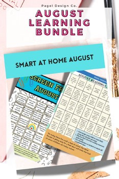 August Learning Activities for Kids | Back to School Printable Kit | Reading Bin