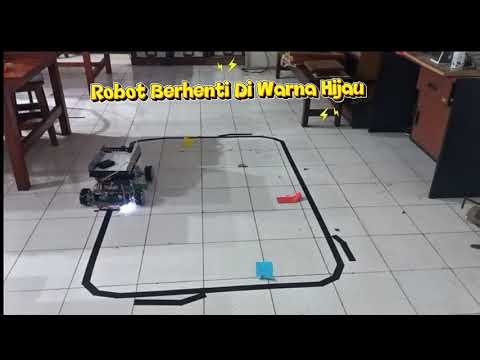 Robot Penyaji Makanan Dengan Line Sensor Dan TCS3200