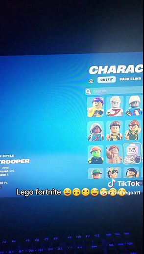 Playing with Lego Fortnite Characters