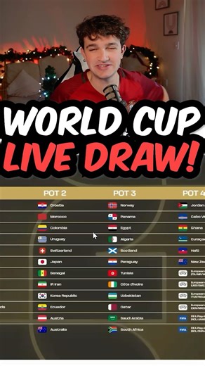 WORLD CUP LIVE DRAW IS HAPPENING RIGHT NOW!🤯🇵🇹🇪🇸🏴󠁧󠁢󠁥󠁮󠁧󠁿🇫🇷🇺🇸🇧🇷🇮🇹🇩🇪