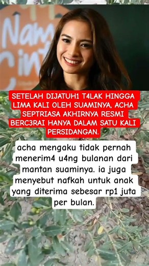 SETELAH DIJATUH1 T4LAK HINGGA LIMA KALI OLEH SUAMINYA#achaseptriasa #beritaartishariini #shortvideo