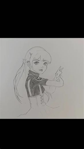 How to draw cute anime girl drawing # girl anime art # sketch anime 😎 art kaise banaye ❤🥰 new art