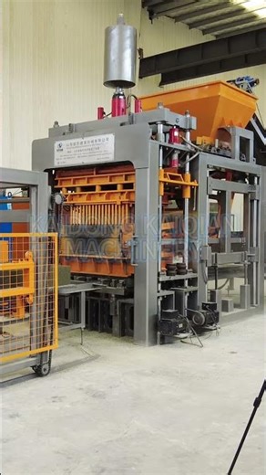 our QT10-15 full automatic block machine#blockmachine #brickmachine #brickmakingmachine #factory