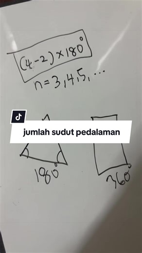 Jumlah Sudut Pedalaman Poligon | SPM Math