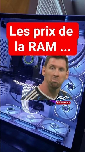 😂 Les prix de la RAM pas de 64 Go cette année 🤣🎮