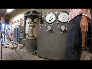 Compression Testing of 7 Day Concrete Cylinder (10/20/20)