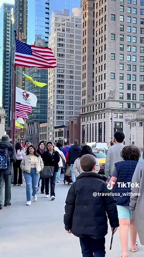 CHICAGO Downtown walk 🏙️🇺🇸#usa #illinois #chicago #chicagotiktok | Chicago Walk