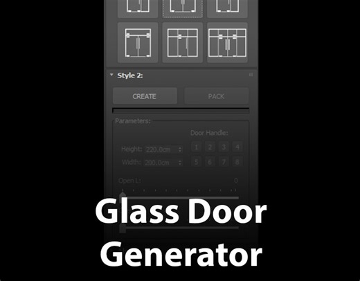 Glass Door Generator v3.0 – Updated !!! - CG Tricks