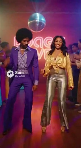 Soul Train Boogie Fever dancing down the line
