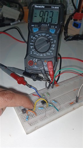 Practical Circuit of an Inverting Schmitt Trigger Using the LM741 or UA741 Op-Amp IC