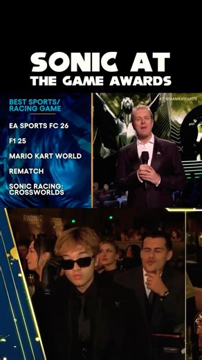 Sonic at the Game Awards be like #shorts #sonic