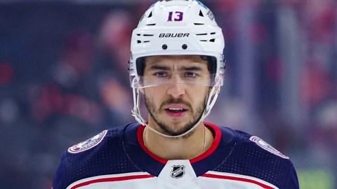 Johnny Gaudreau's wife announces pregnancy during funeral