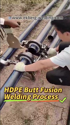 👀🔥Watch the complete butt fusion welding process — from preparation to finished joint