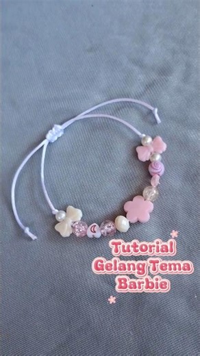 BARBIE THEMED BRACELET TUTORIAL #diy #stonebeads #handmade #latestcreativeideas