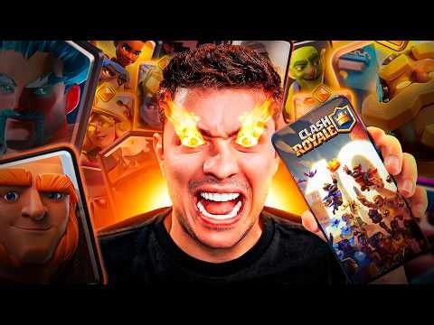 É oficial... ZEREI O CLASH ROYALE!