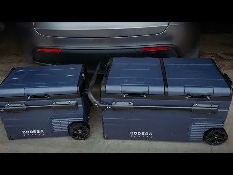 BODEGACOOLER Car Refrigerator – Portable Dual‑Zone 36L Fridge & Freezer for Cars, Camping