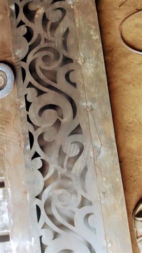 Best CNC design for main gate #foryou #cnc #metal #design #shorts