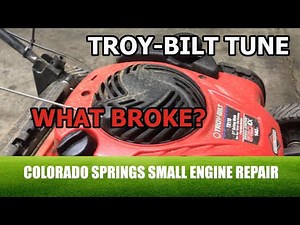 Troy-Bilt Lawnmower Tune Up Small Engine Repair