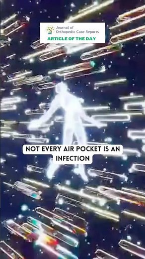 Not every air pocket is an infection.