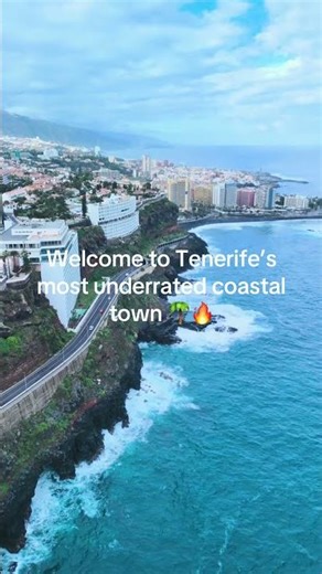Welcome to Tenerife’s most underrated coastal town 🌴🔥 #tenerife #spain #shorts #holidays #beach