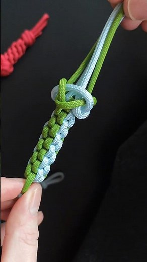 How to finished a Box Knot Key fob step by step Paracord Tutorial #shorts #short #diycrafts #diy