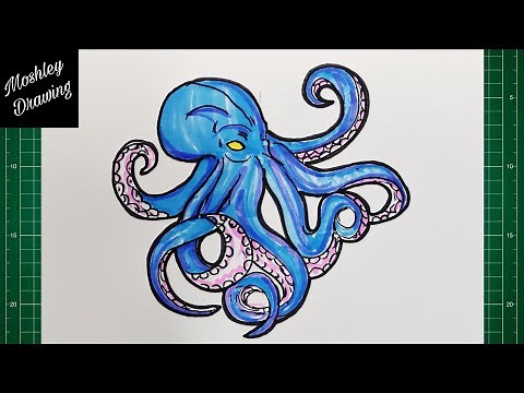 How to Draw The Kraken - Legendary Sea Monster