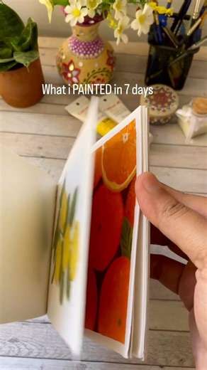 Fruit Painting Series Recap | My Progress & Results ✨#artchallenge #art #painting